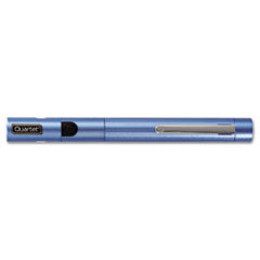 Quartet® Brilliant Green Laser Pointer, Class 2, Projects 1,640 ft, Blue Barrel