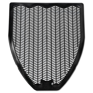 Impact® Disposable Urinal Floor Mat, Nonslip, Fresh Blast Scent, 17.5 x 20.38, Black, 6/Carton