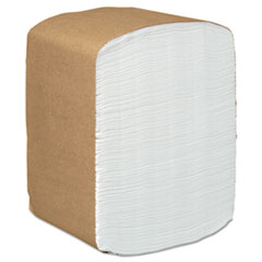 Full-Fold Dispenser Napkins, 1-Ply, 12 x 17, White, 250/Pack, 24 Packs/Carton