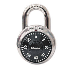 Master Lock® Combination Lock, Stainless Steel, 1.87" Wide, Silver