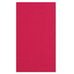 Dinner Napkins, 2-Ply, 15 x 17, Red, 1000/Carton