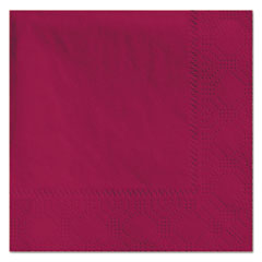 Beverage Napkins, 2-Ply, 9 1/2 x 9 1/2, Burgundy, 1000/Carton