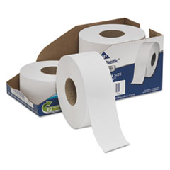 White Jumbo Bathroom Tissue, Septic Safe, 2-Ply, 3.5 x 1,000 ft, 4/Carton