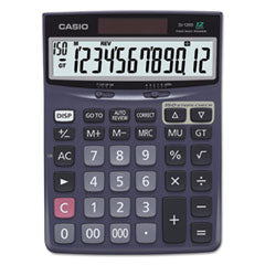 Casio® DJ120D Calculator, 12-Digit LCD