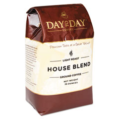 100% Pure Coffee, House Blend, Ground, 28 oz Bag, 3/Pack