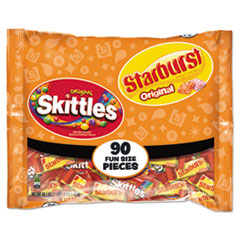 Wrigley's® Skittles/Starburst Fun Size, Variety, Individually Wrapped