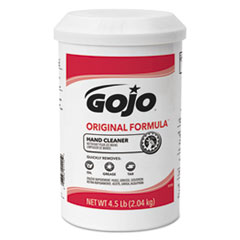 GOJO® ORIGINAL FORMULA Hand Cleaner Creme, Unscented, 4.5 lb, White, 6/Carton