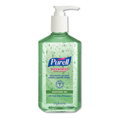 PURELL® Advanced Soothing Gel Hand Sanitizer, Fresh Scent with Aloe and Vitamin E, 12 oz Pump Bottle