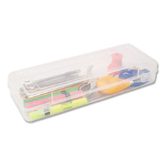 Innovative Storage Designs Stretch Art Box, Polypropylene, 13.25 x 5 x 2.3, Clear