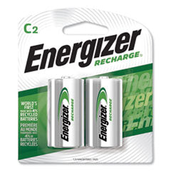 Energizer® NiMH Rechargeable C Batteries, 1.2 V, 2/Pack