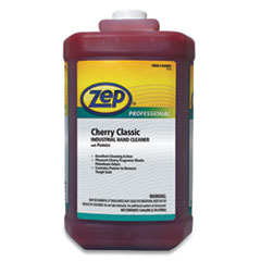 Zep Professional® Cherry Industrial Hand Cleaner with Abrasive, Cherry, 1 gal Bottle, 4/Carton