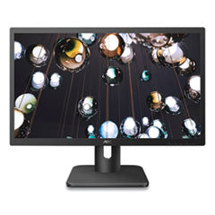 AOC TFT Active Matrix LED Monitor, 21.5" Widescreen, TFT Panel, 1920 Pixels x 1080 Pixels