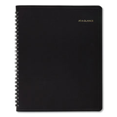 AT-A-GLANCE® Monthly Planner in Business Week Format, 10 x 8, Black Cover,