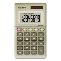 Canon® LS-270G Pocket Calculator, 8-Digit LCD