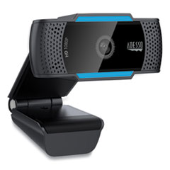 Adesso CyberTrack H5 1080P HD USB AutoFocus Webcam with Microphone, 1920 Pixels x 1080 Pixels, 2.1 Mpixels, Black