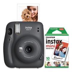 Fujifilm Instax Mini 11 Camera Bundle, Charcoal