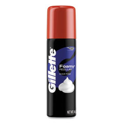 Gillette® Foamy Shave Cream, Original Scent, 2 oz Aerosol Spray Can, 48/Carton