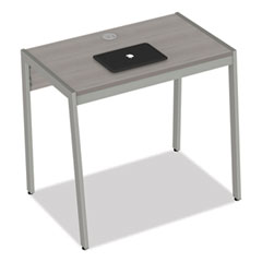 Linea Italia® Klin Desk, 33" x 19" x 29.5", Ash