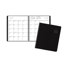 AT-A-GLANCE® Contemporary Lite Monthly Planner, Contemporary Lite Artwork, 11 x 9, Black Cover