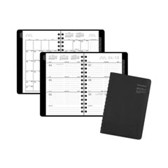 AT-A-GLANCE® Contemporary Academic Planner, 8 x 4.88, Black Cover