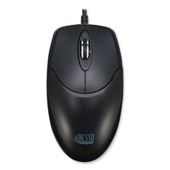 Adesso iMouse Desktop Full Sized Mouse, USB, Left/Right Hand Use, Black