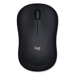 Logitech® M185 Wireless Mouse, 2.4 GHz Frequency/30 ft Wireless Range, Left/Right Hand Use, Black