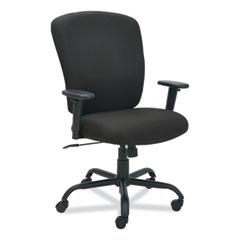 Alera® Alera Mota Series Big and Tall Chair, Supports Up to 450 lb, 19.68" to 23.22" Seat Height, Black