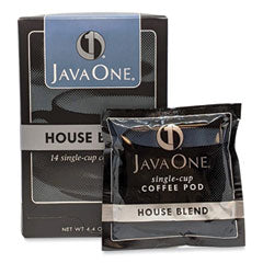 Coffee Pods, House Blend, Single Cup, 14/Box