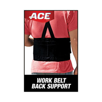 ACE™ Work Belt with Removable Suspenders, One Size Fits All, Up to 48" Waist Size, Black